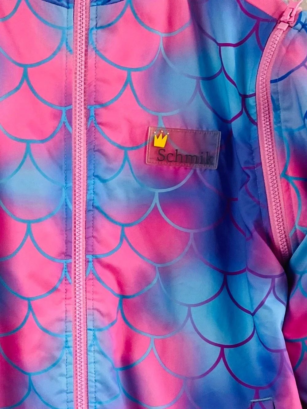 Schmik Mermaid Print Swim Parka Size 14